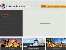 Tablet Screenshot of caspian-trading.com
